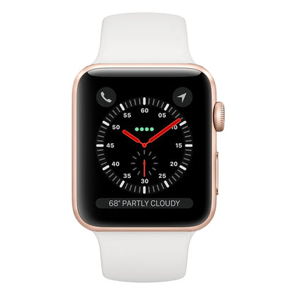 Apple Watch Series 3 Aluminum 42mm Ohne Vertrag Gold Makellos
