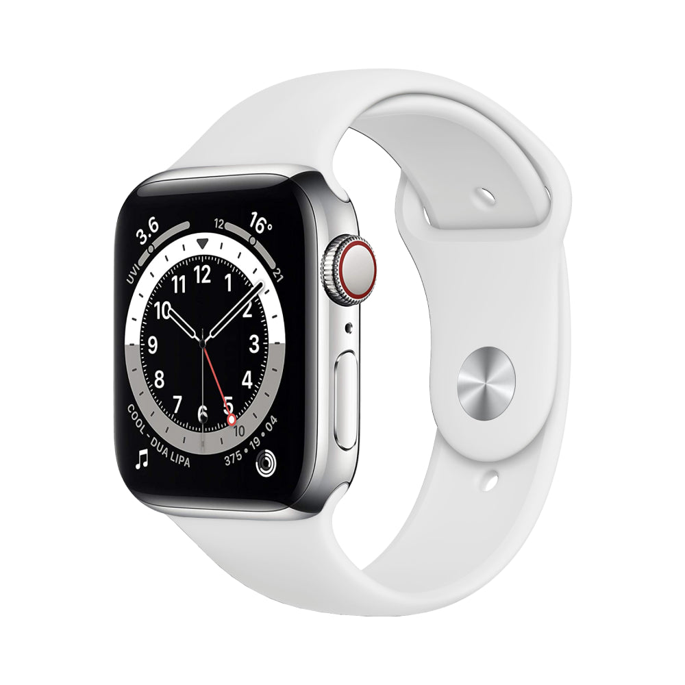 Apple Watch Series 6 Edelstahlgehäuse 44mm - Silber