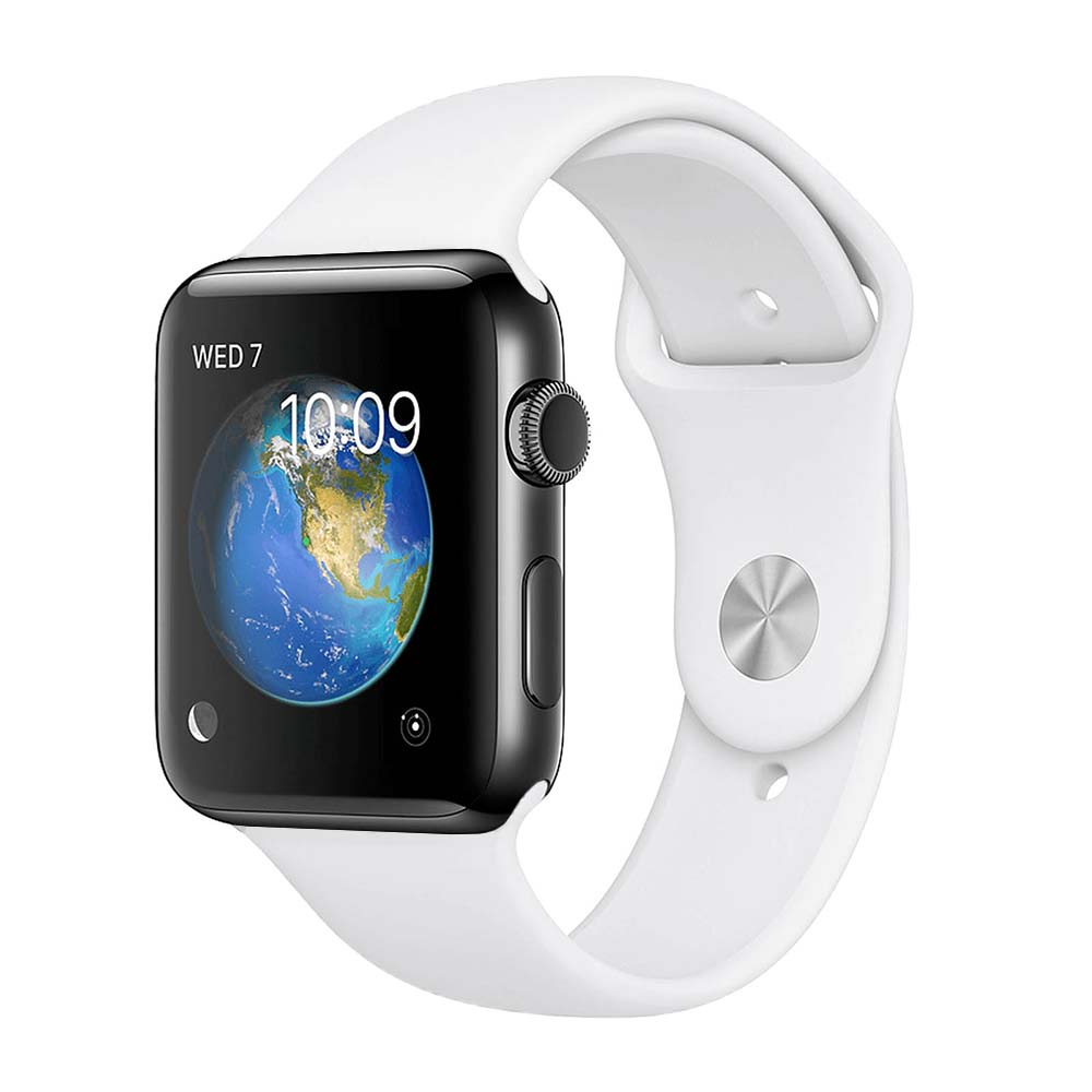 Apple Watch Series 3 Stainless 42mm Schwarz Makellos - WiFi