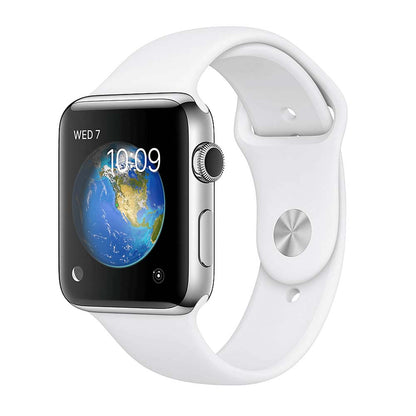 Apple Watch Series 3 Stainless 42mm Steel - Makellos - WiFi